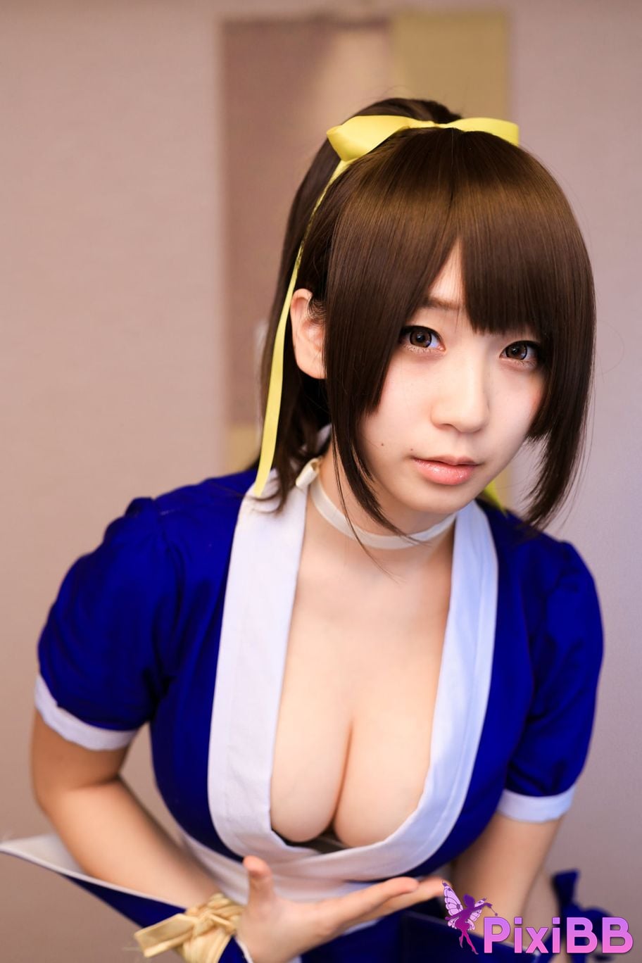 Japanese Idol Moe Iori Kasumi stomach character too degree PixiBB.COM 123