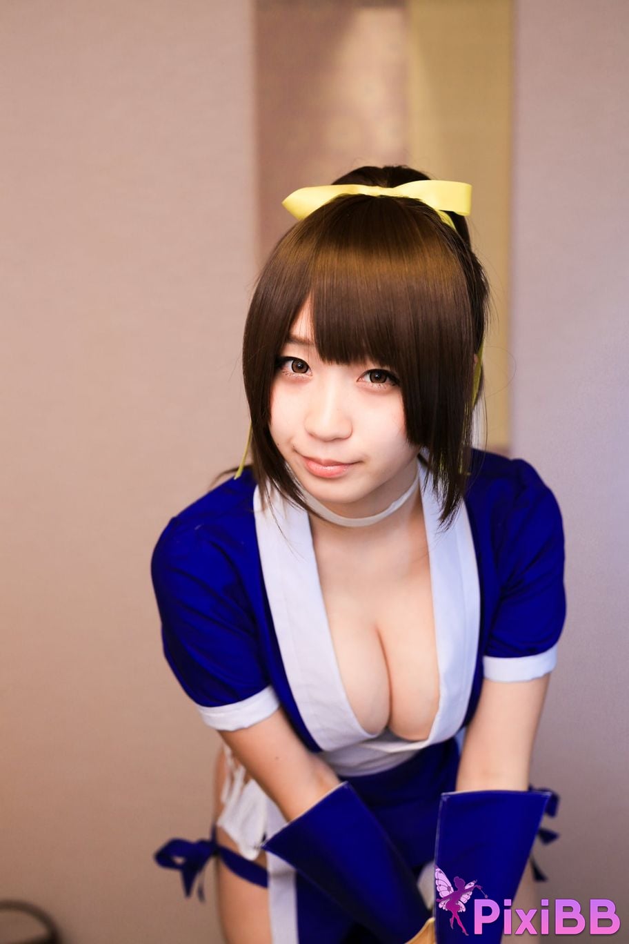 Japanese Idol Moe Iori Kasumi stomach character too degree PixiBB.COM 126