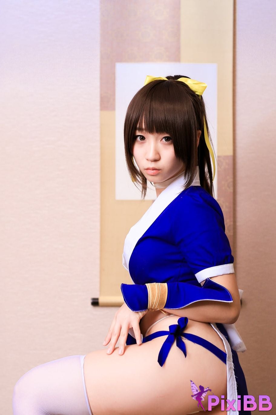 Japanese Idol Moe Iori Kasumi stomach character too degree PixiBB.COM 128