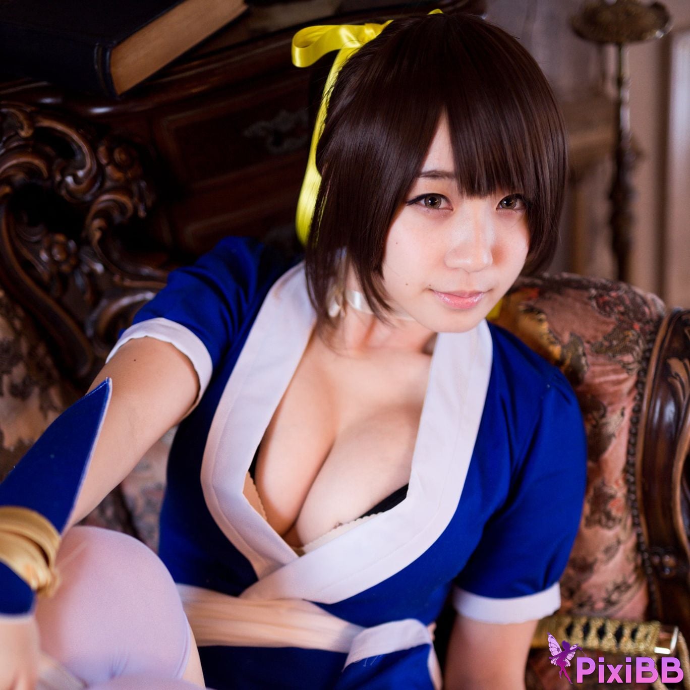 Japanese Idol Moe Iori Kasumi stomach character too degree PixiBB.COM 145