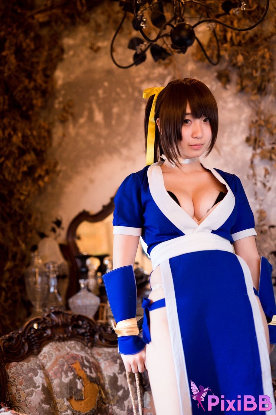 Japanese Idol Moe Iori Kasumi stomach character too degree PixiBB.COM 154