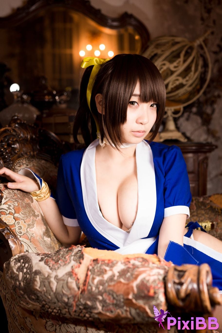 Japanese Idol Moe Iori Kasumi stomach character too degree PixiBB.COM 165