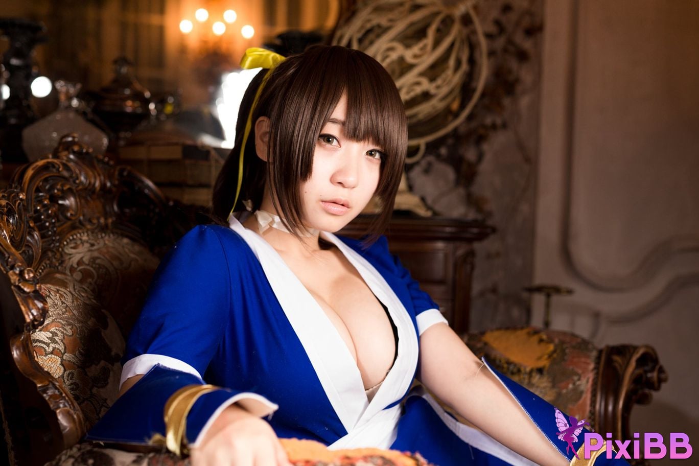 Japanese Idol Moe Iori Kasumi stomach character too degree PixiBB.COM 170