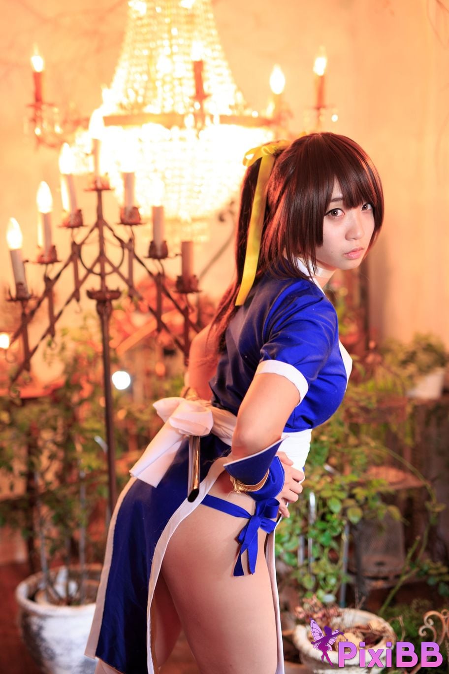 Japanese Idol Moe Iori Kasumi stomach character too degree PixiBB.COM 184