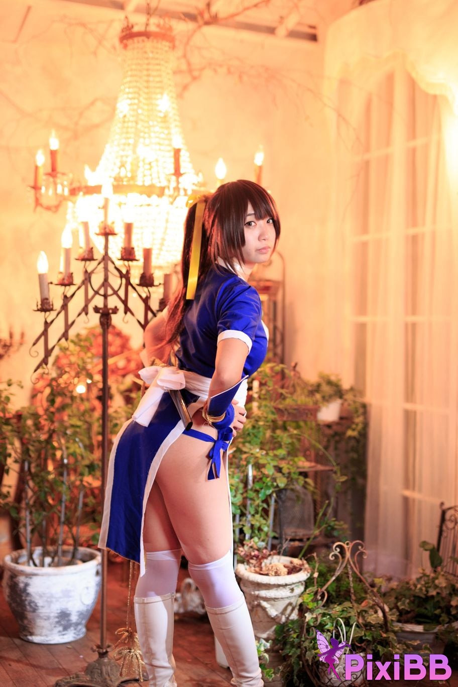 Japanese Idol Moe Iori Kasumi stomach character too degree PixiBB.COM 185