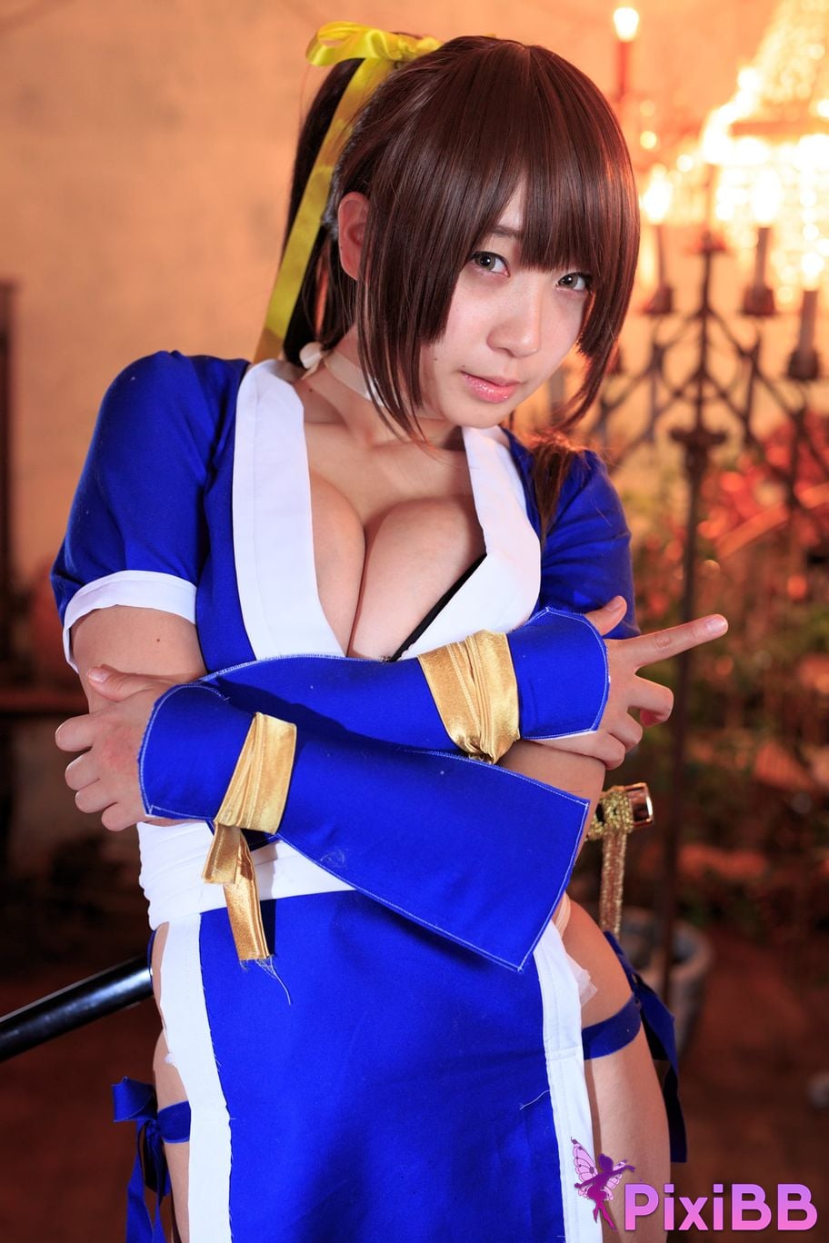 Japanese Idol Moe Iori Kasumi stomach character too degree PixiBB.COM 186