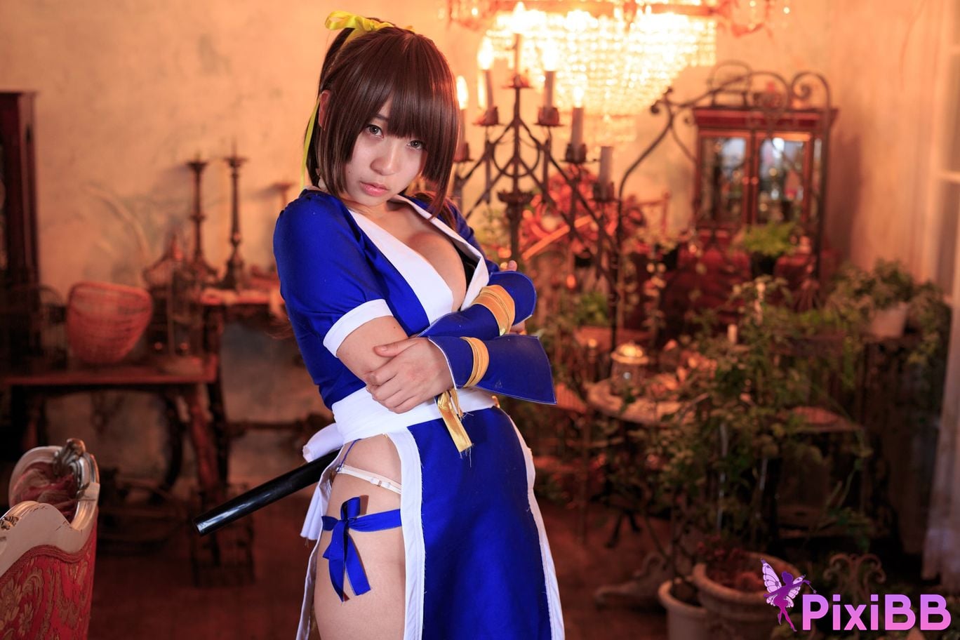 Japanese Idol Moe Iori Kasumi stomach character too degree PixiBB.COM 188