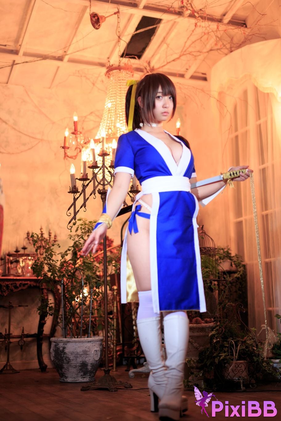 Japanese Idol Moe Iori Kasumi stomach character too degree PixiBB.COM 198