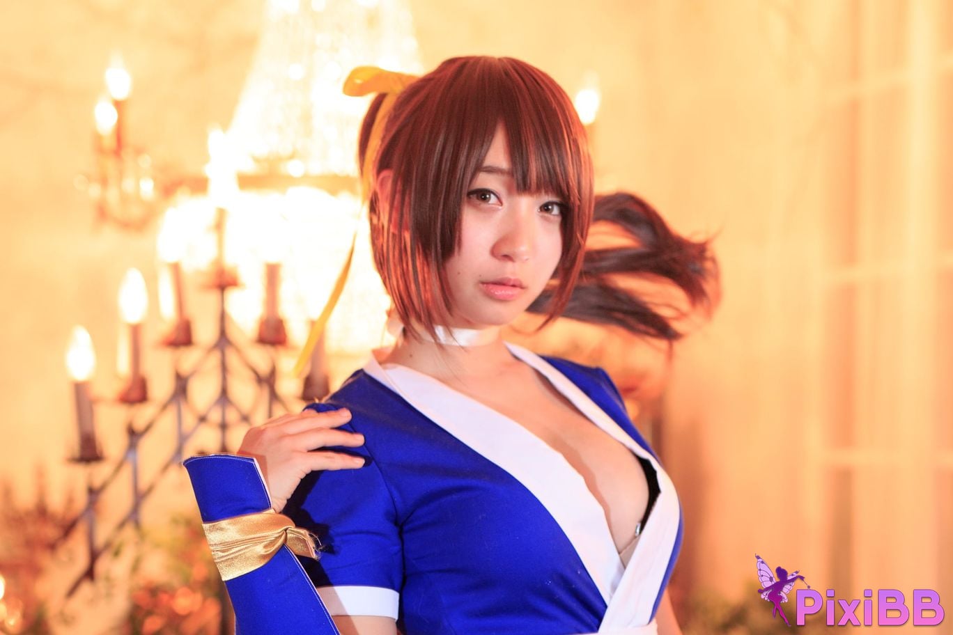 Japanese Idol Moe Iori Kasumi stomach character too degree PixiBB.COM 211