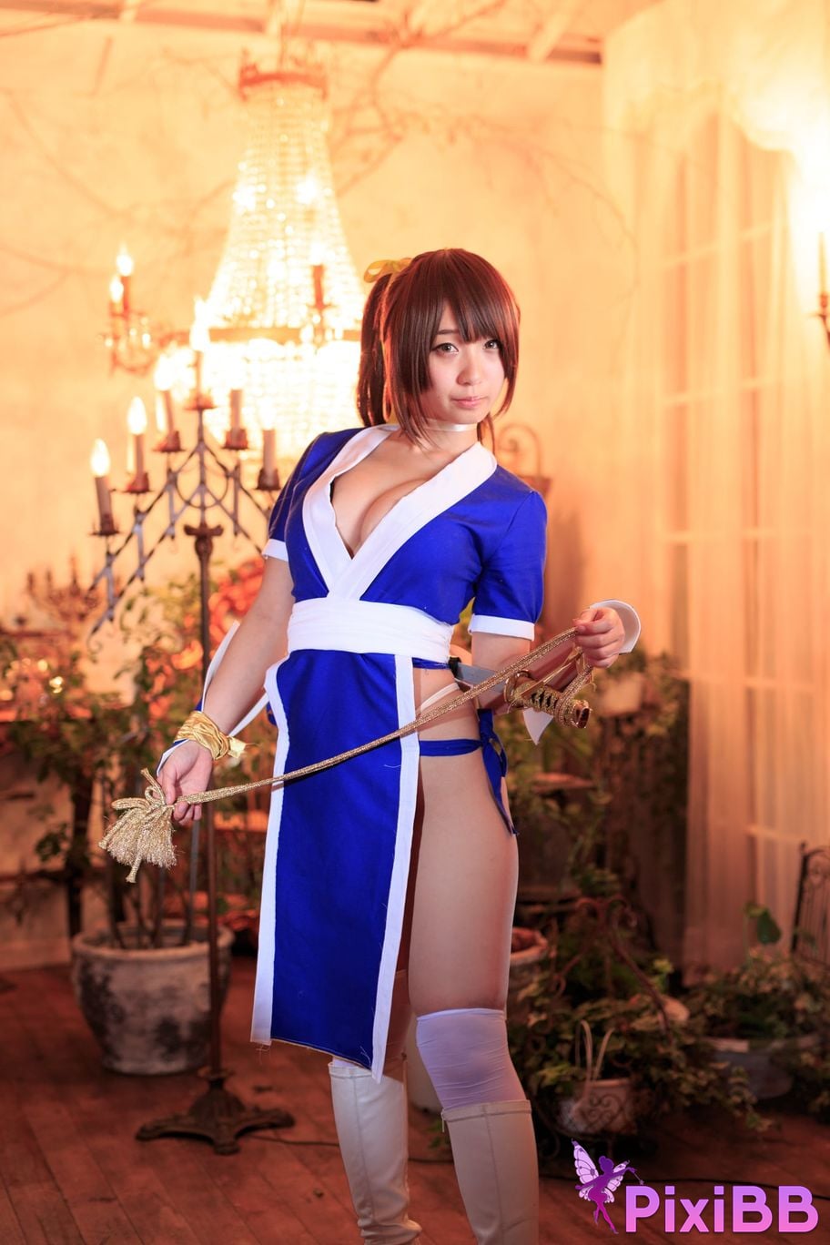 Japanese Idol Moe Iori Kasumi stomach character too degree PixiBB.COM 217