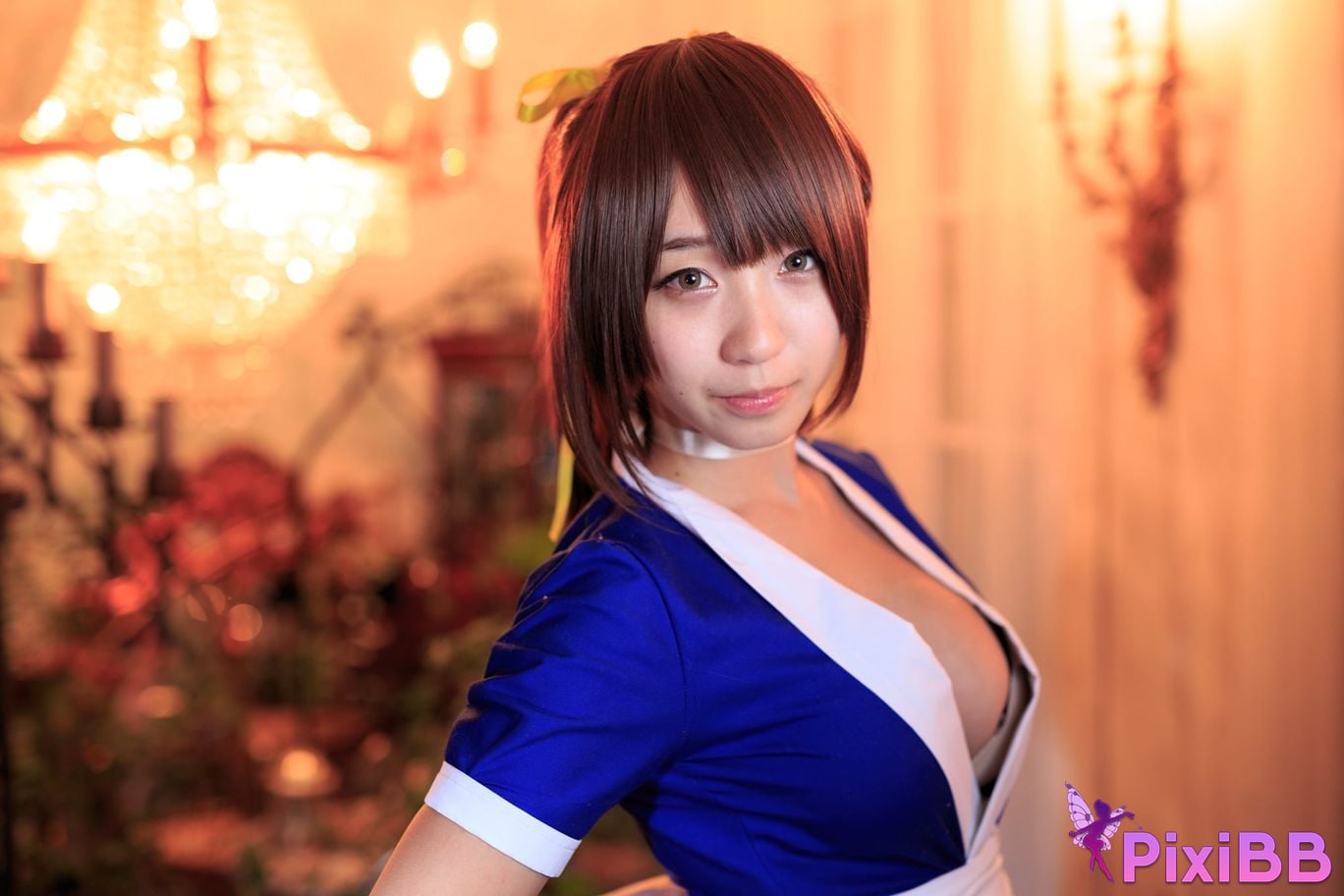 Japanese Idol Moe Iori Kasumi stomach character too degree PixiBB.COM 219