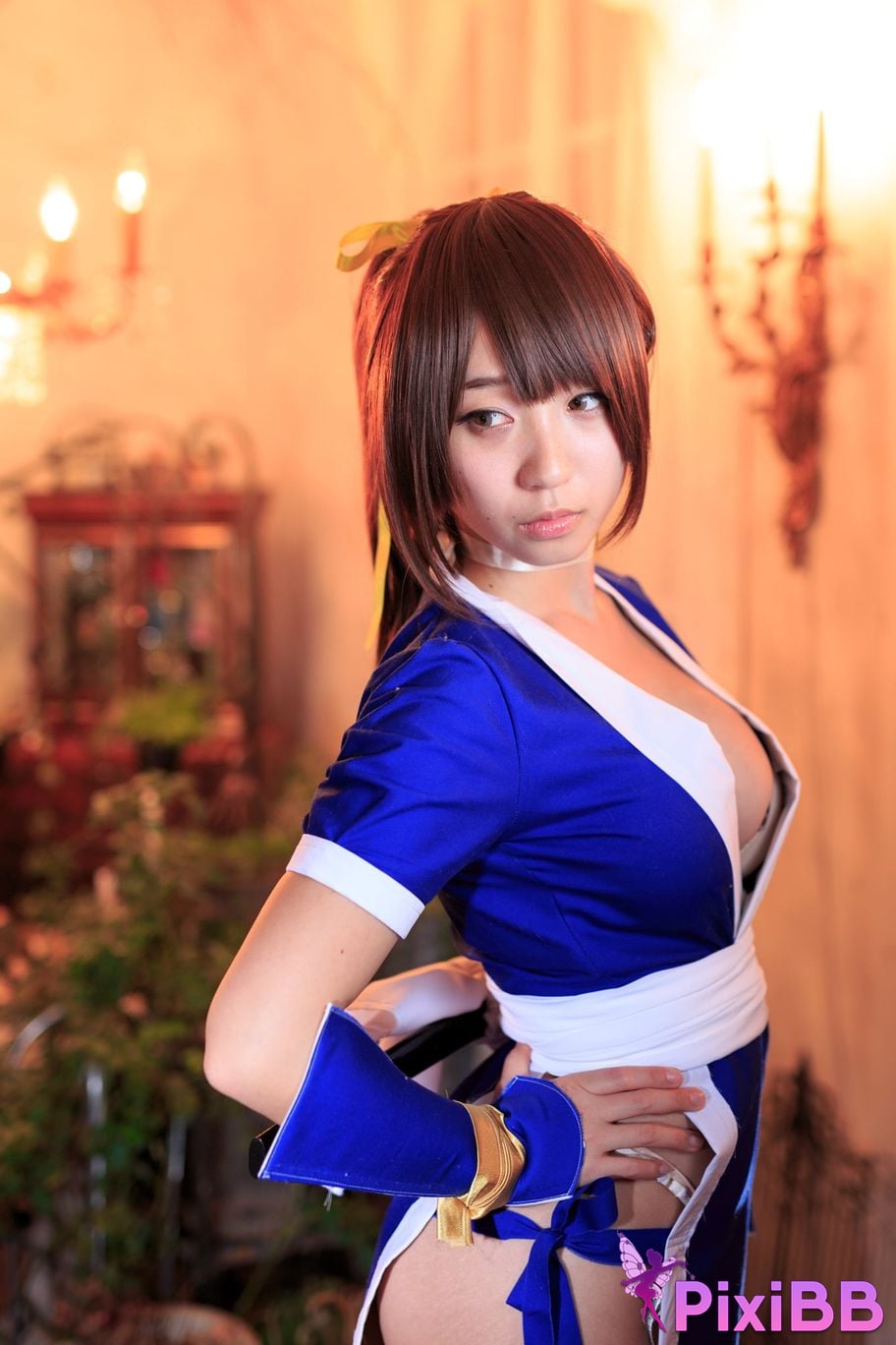 Japanese Idol Moe Iori Kasumi stomach character too degree PixiBB.COM 221