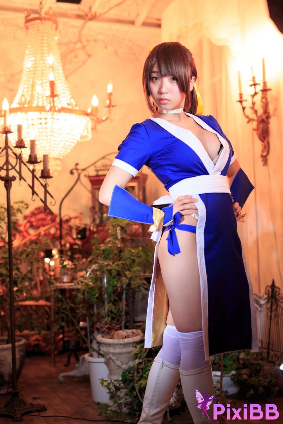 Japanese Idol Moe Iori Kasumi stomach character too degree PixiBB.COM 222