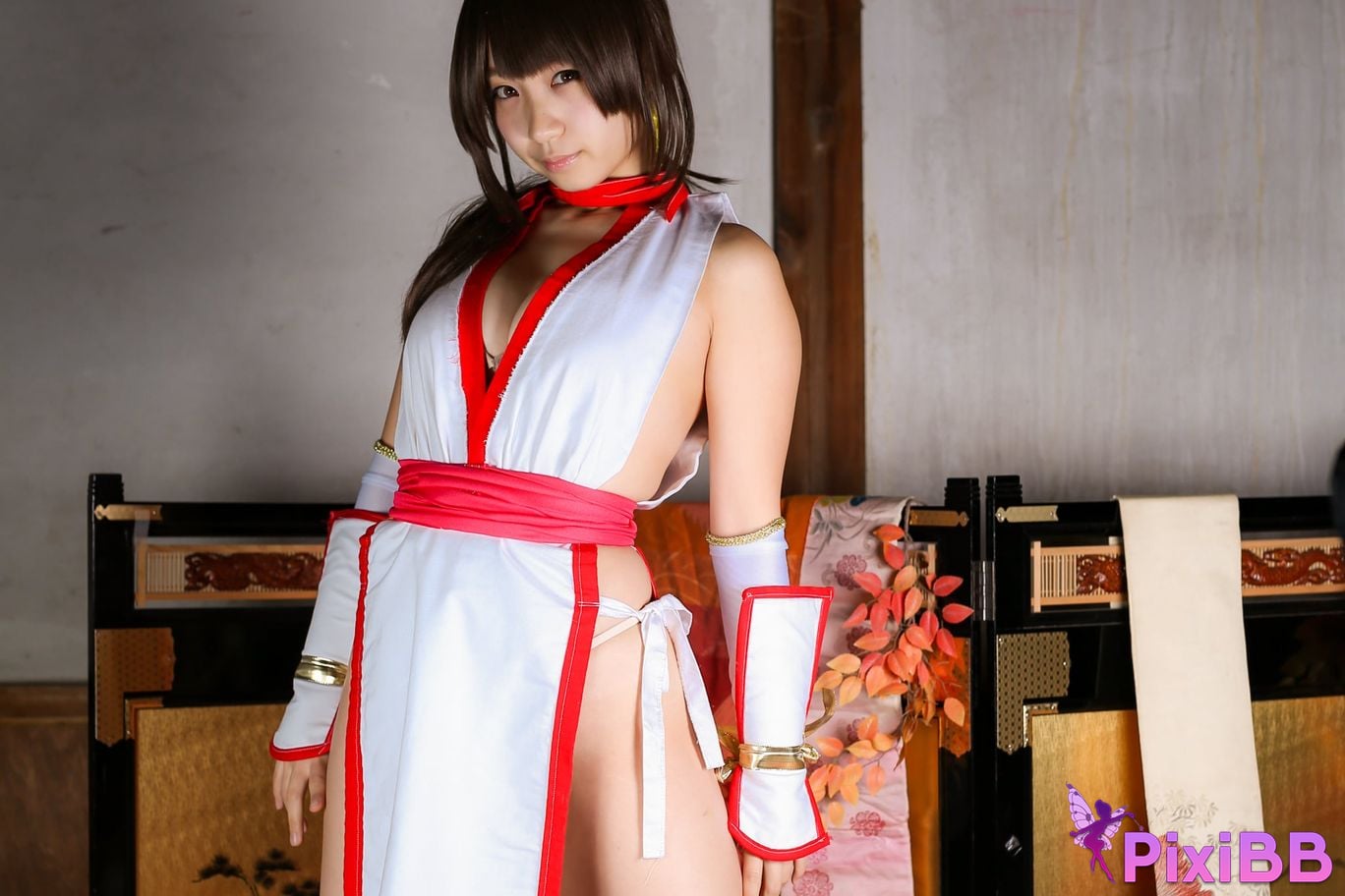 Japanese Idol Moe Iori Kasumi stomach character too degree PixiBB.COM 226