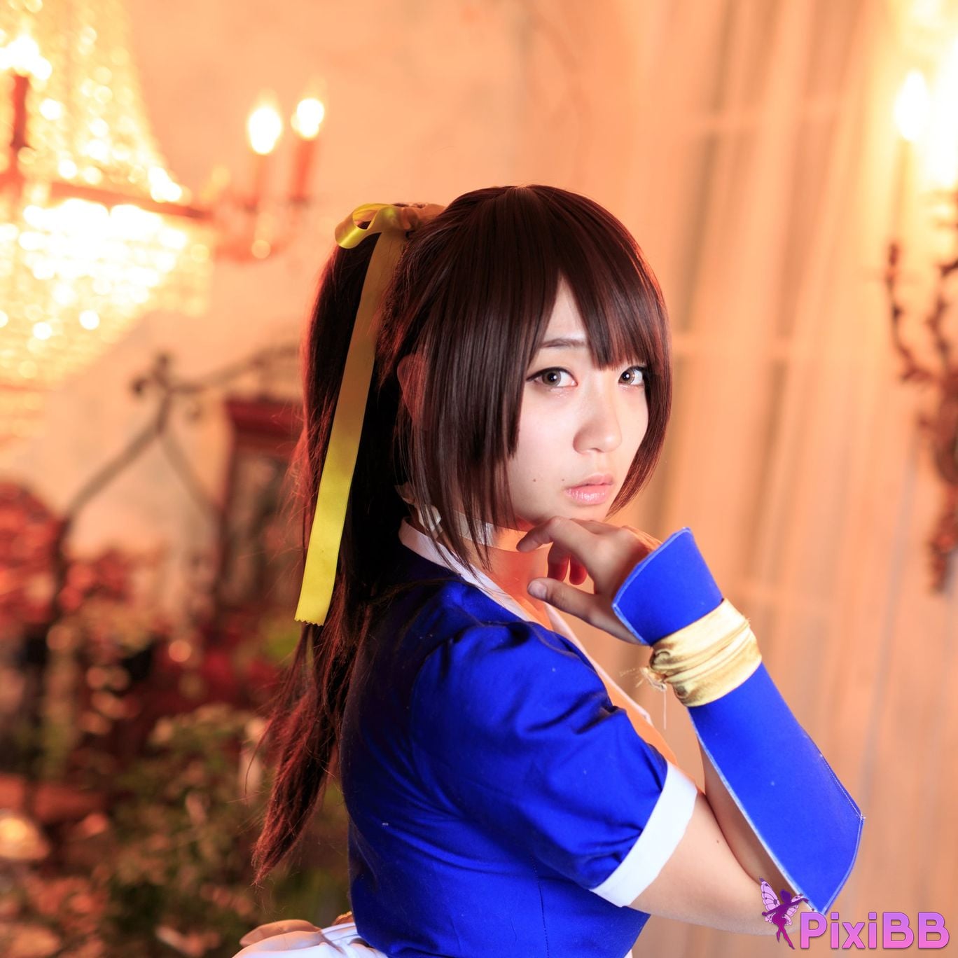 Japanese Idol Moe Iori Kasumi stomach character too degree PixiBB.COM 229