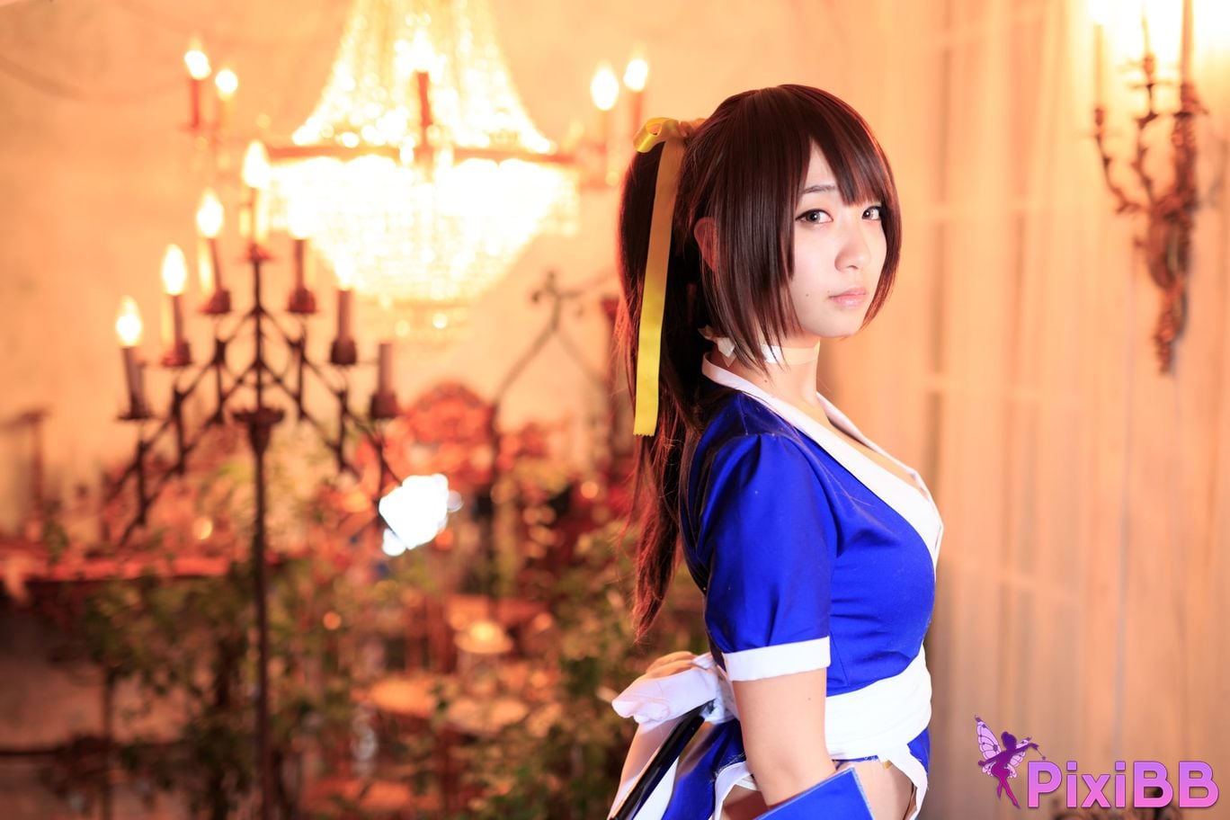 Japanese Idol Moe Iori Kasumi stomach character too degree PixiBB.COM 230