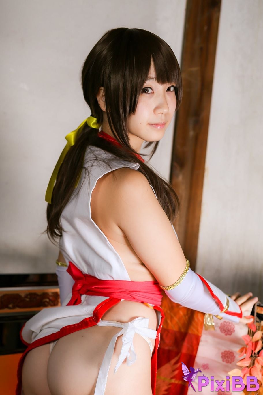 Japanese Idol Moe Iori Kasumi stomach character too degree PixiBB.COM 248