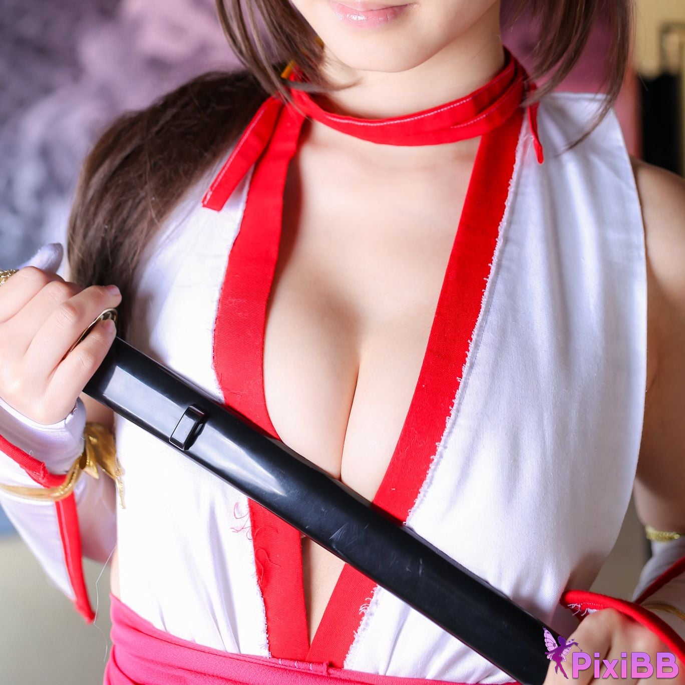 Japanese Idol Moe Iori Kasumi stomach character too degree PixiBB.COM 266