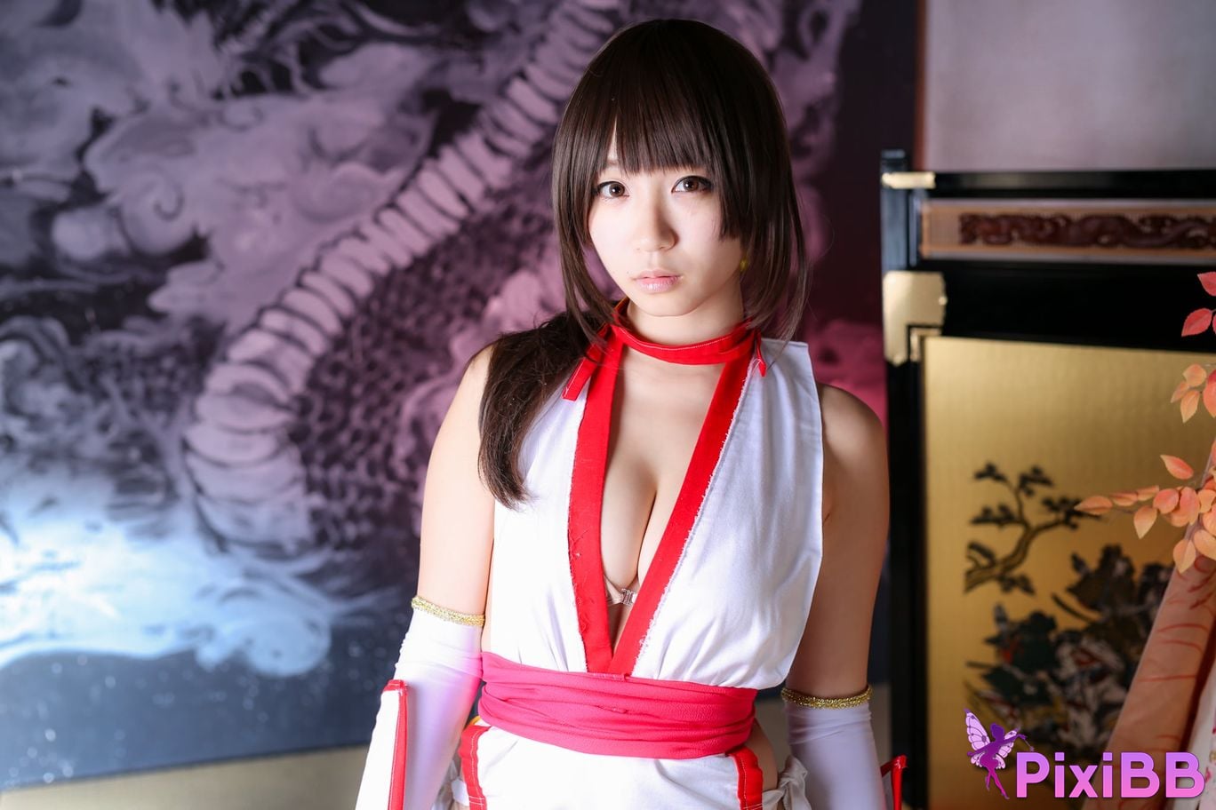 Japanese Idol Moe Iori Kasumi stomach character too degree PixiBB.COM 270