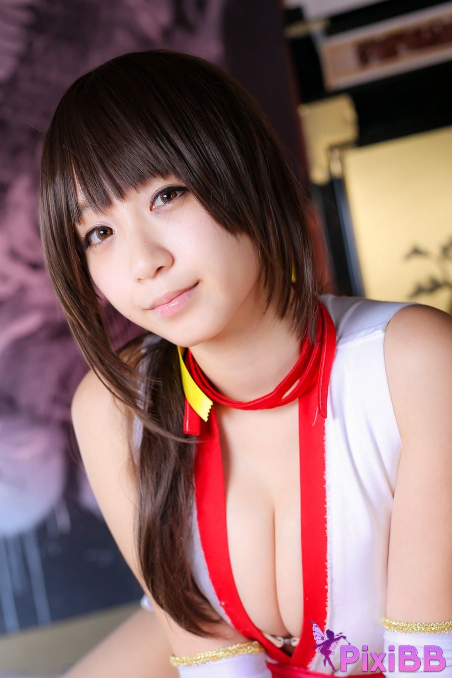 Japanese Idol Moe Iori Kasumi stomach character too degree PixiBB.COM 275