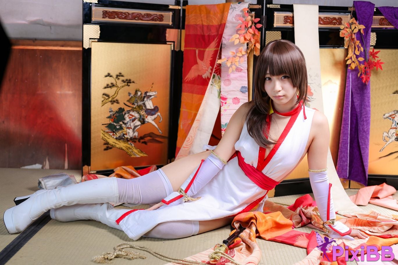 Japanese Idol Moe Iori Kasumi stomach character too degree PixiBB.COM 286