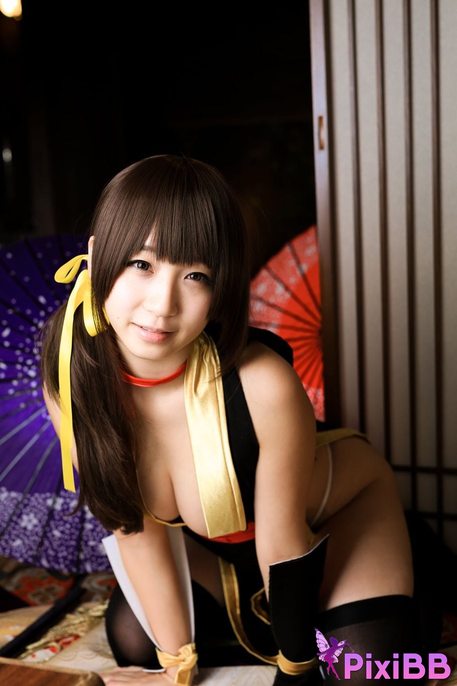 Japanese Idol Moe Iori Kasumi stomach character too degree PixiBB.COM 323