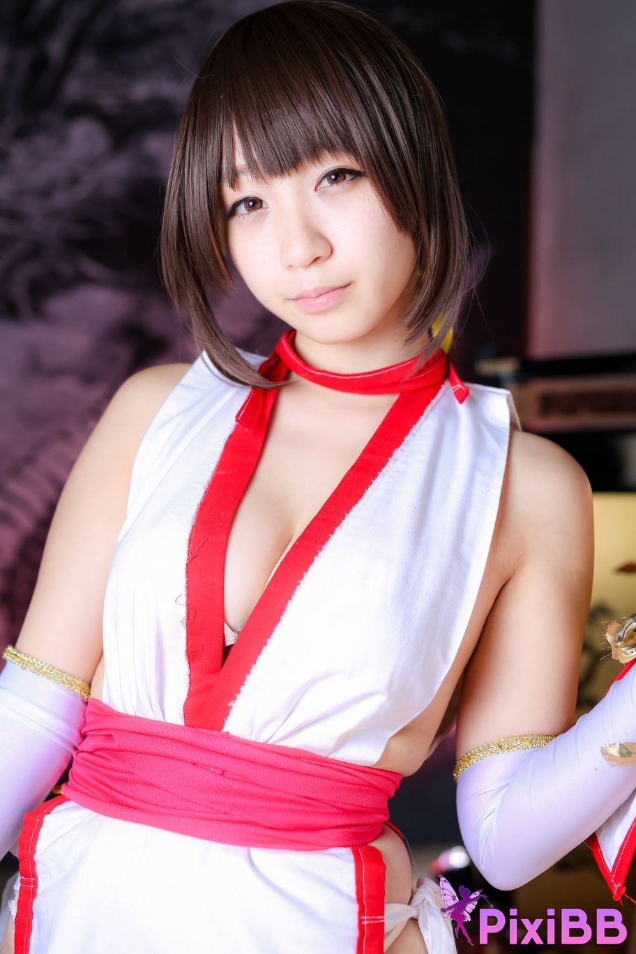 Japanese Idol Moe Iori Kasumi stomach character too degree PixiBB.COM 324