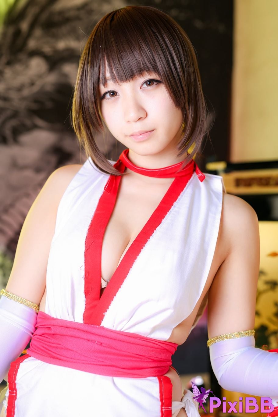 Japanese Idol Moe Iori Kasumi stomach character too degree PixiBB.COM 325