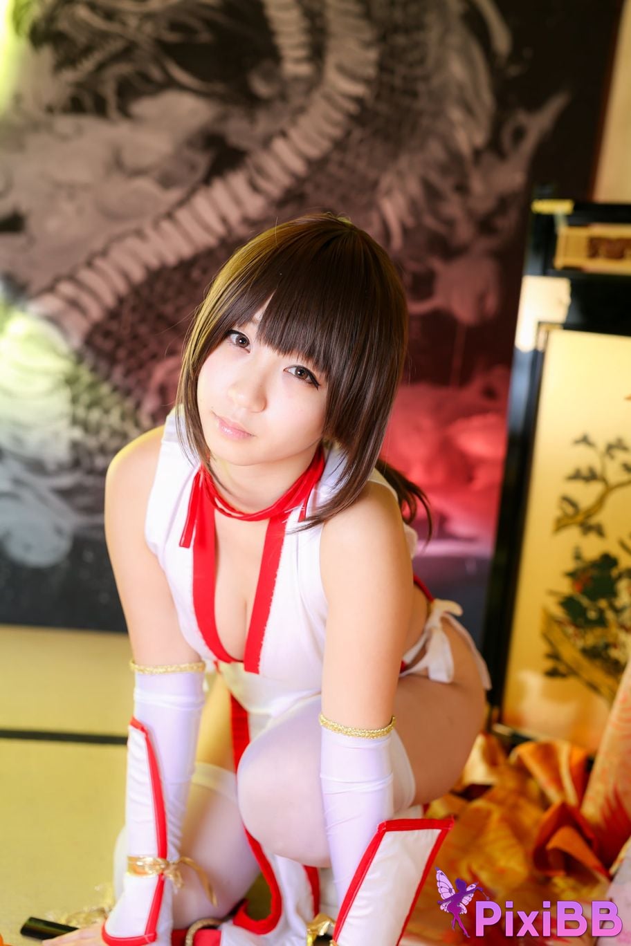 Japanese Idol Moe Iori Kasumi stomach character too degree PixiBB.COM 331