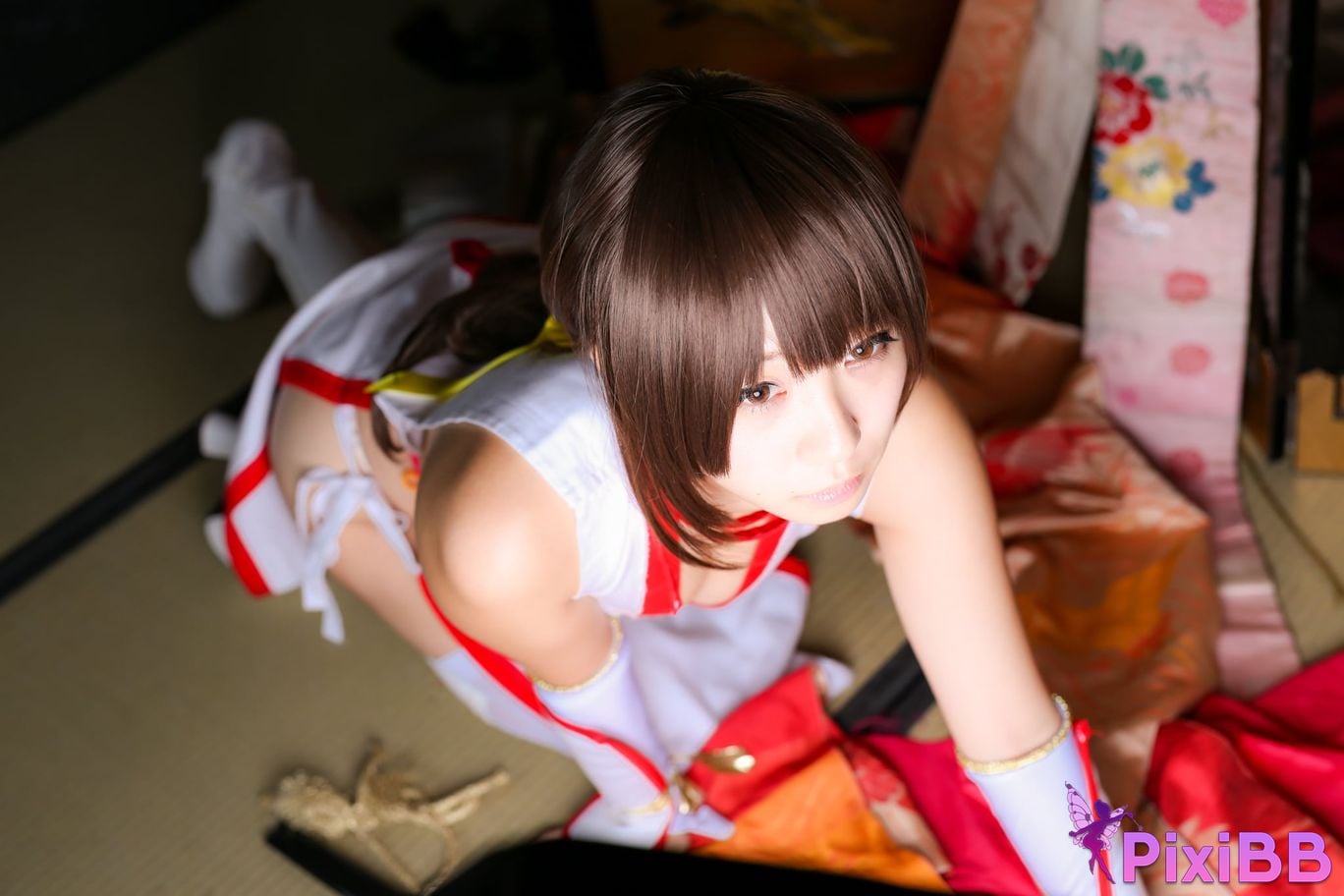 Japanese Idol Moe Iori Kasumi stomach character too degree PixiBB.COM 333