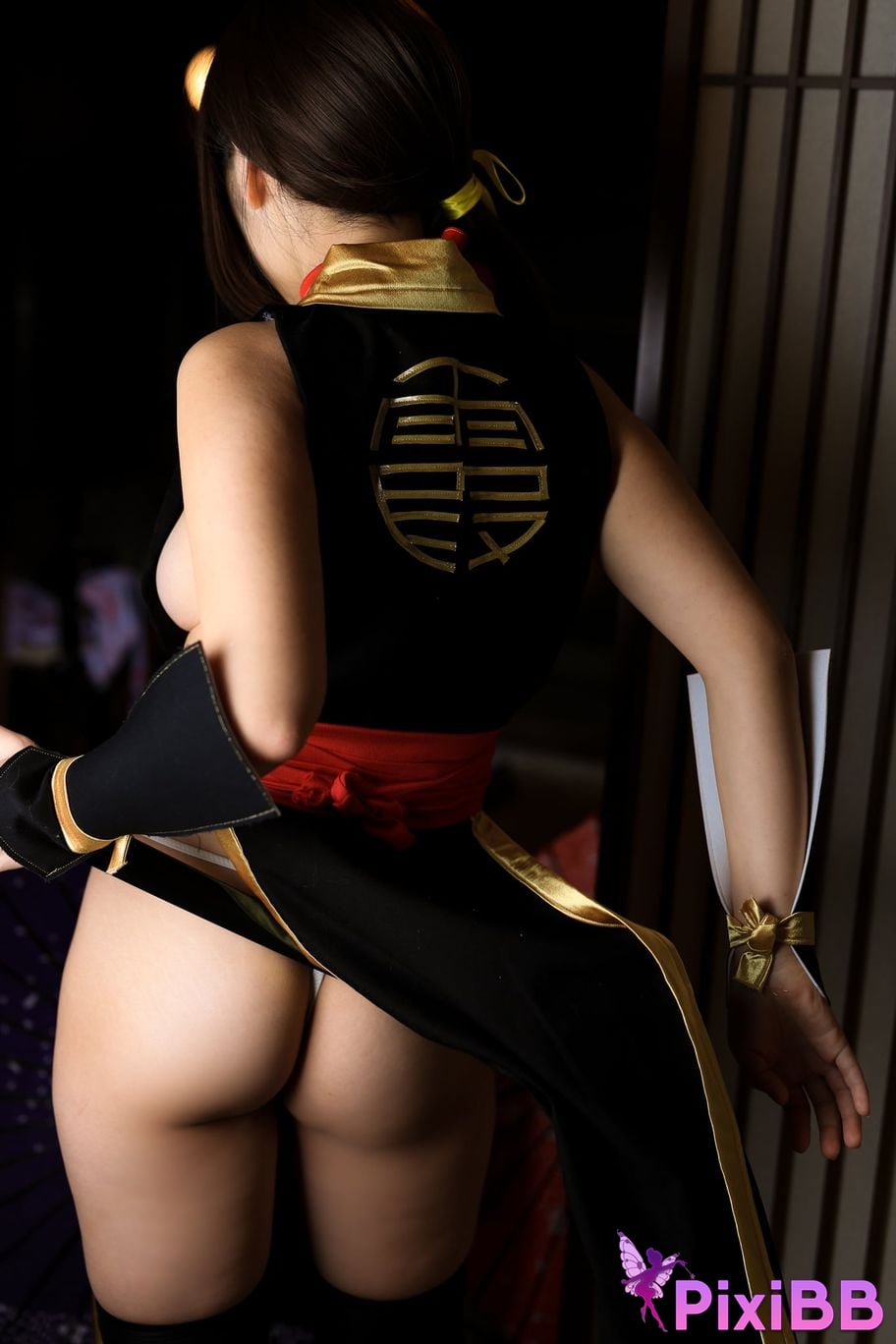 Japanese Idol Moe Iori Kasumi stomach character too degree PixiBB.COM 335