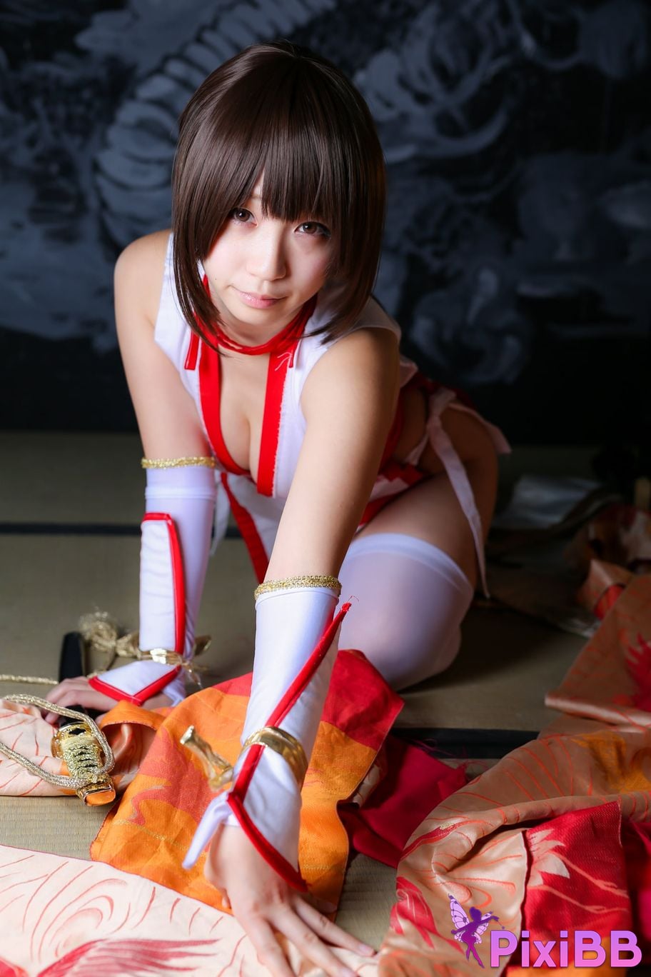 Japanese Idol Moe Iori Kasumi stomach character too degree PixiBB.COM 337