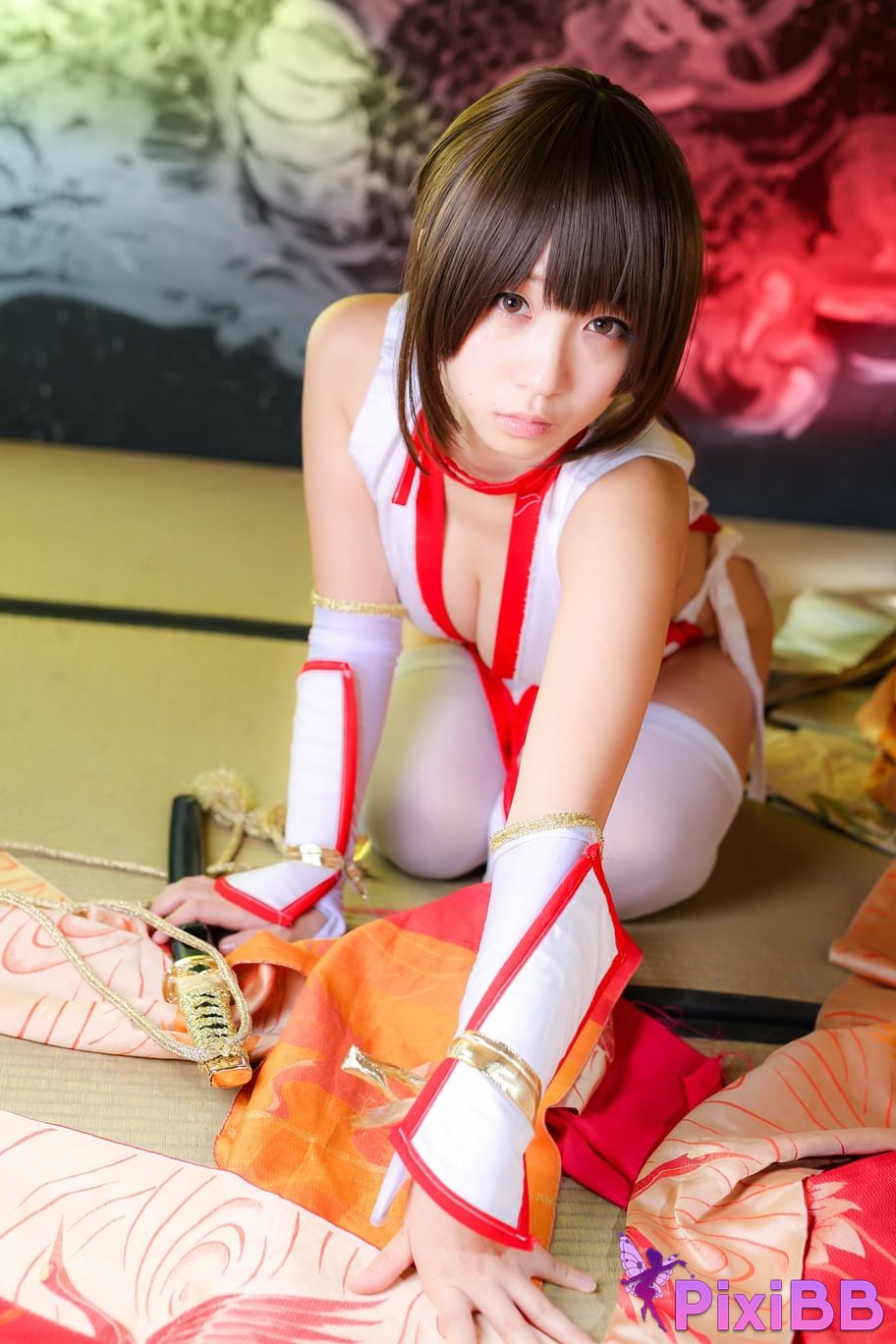 Japanese Idol Moe Iori Kasumi stomach character too degree PixiBB.COM 339