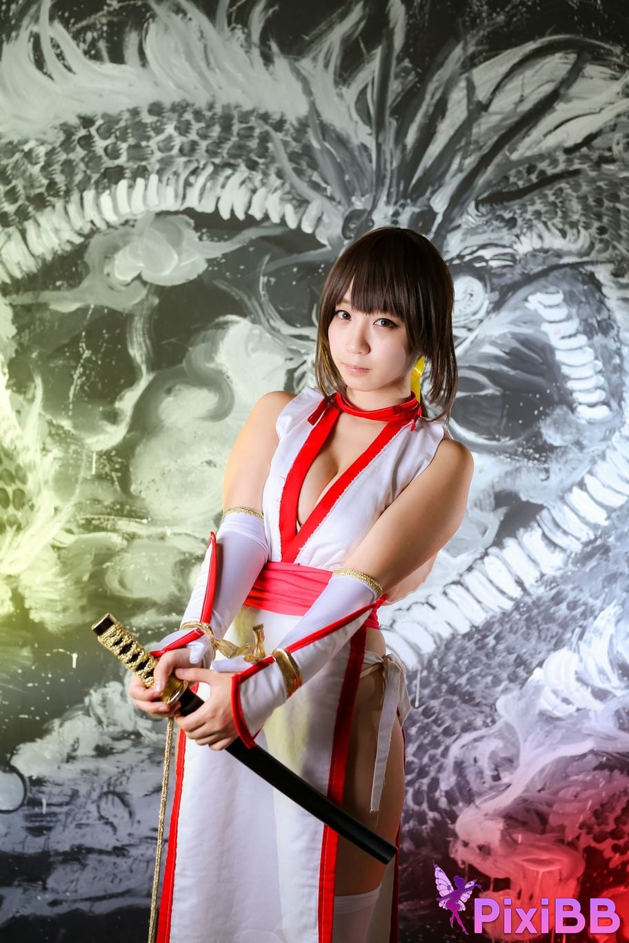 Japanese Idol Moe Iori Kasumi stomach character too degree PixiBB.COM 343