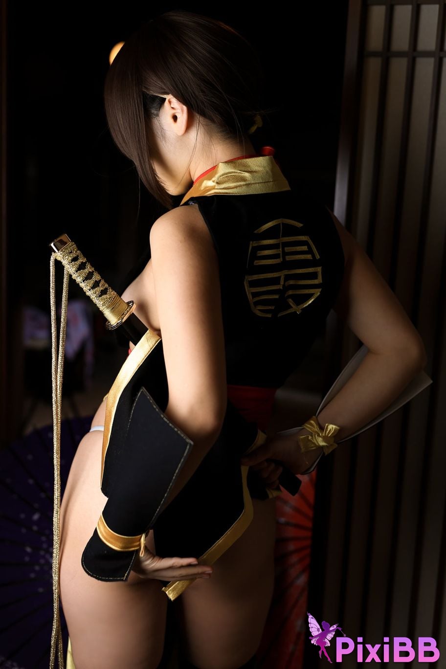 Japanese Idol Moe Iori Kasumi stomach character too degree PixiBB.COM 346