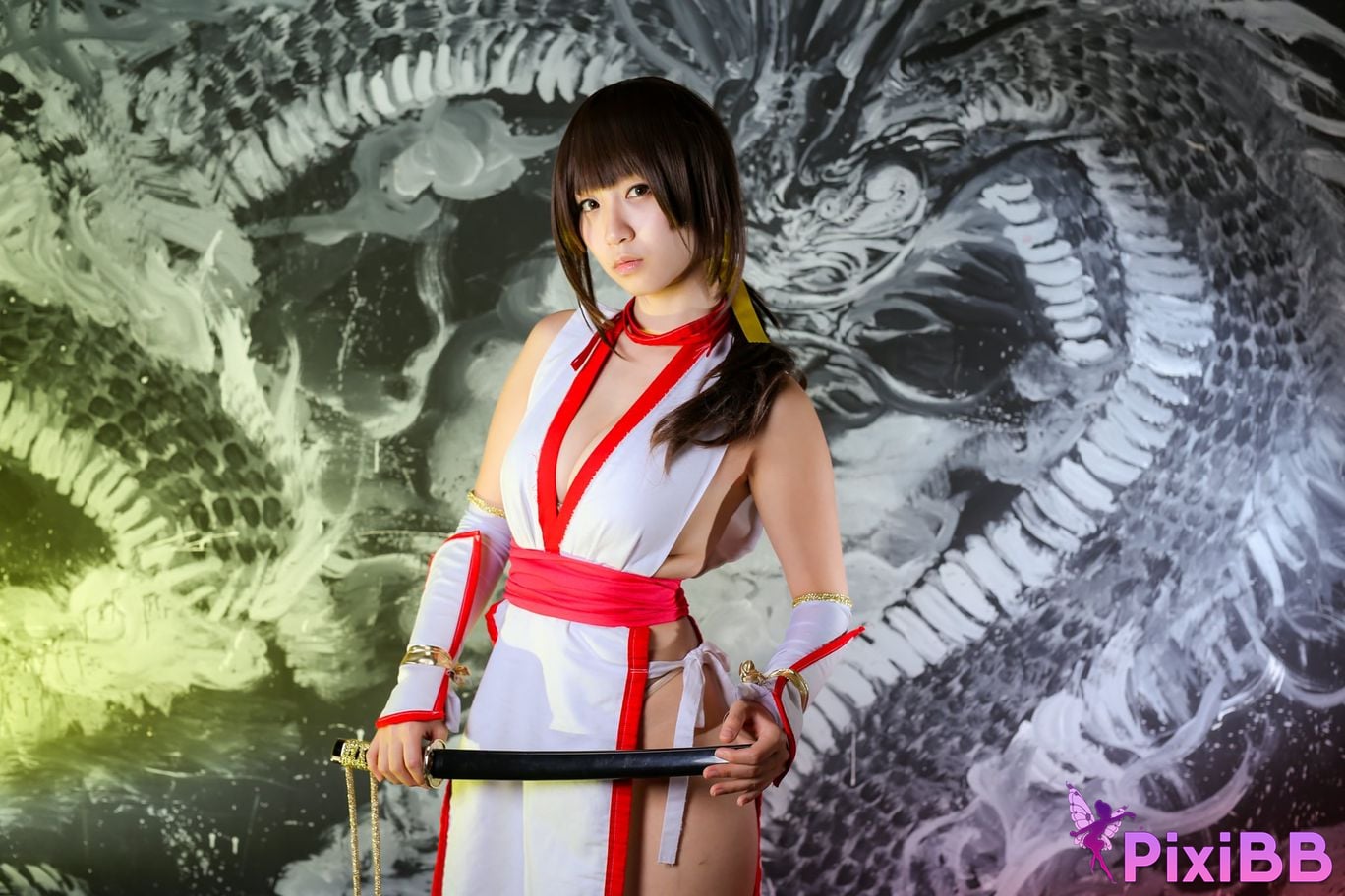 Japanese Idol Moe Iori Kasumi stomach character too degree PixiBB.COM 352