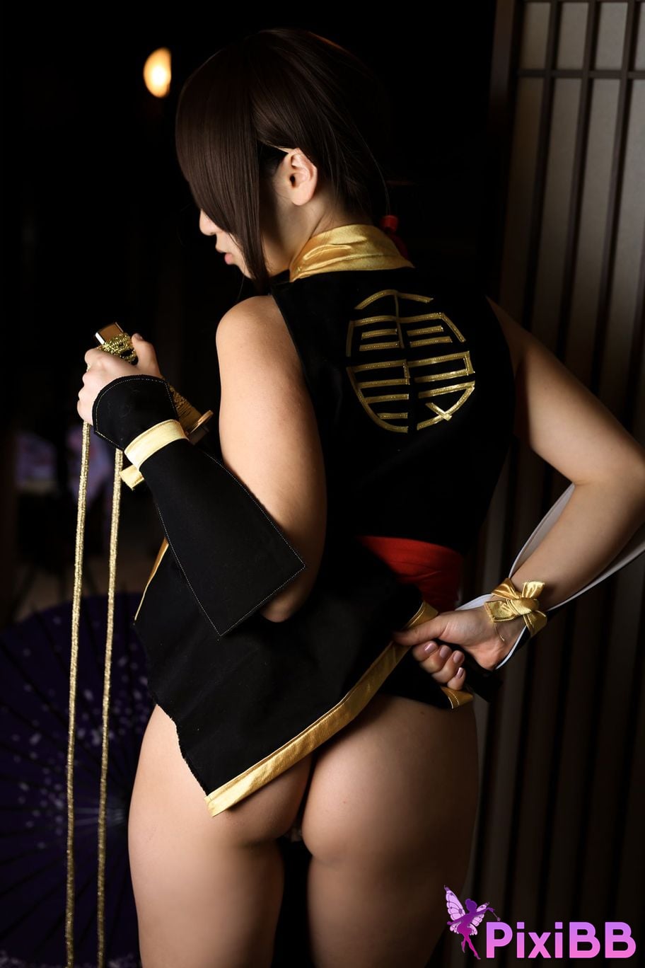 Japanese Idol Moe Iori Kasumi stomach character too degree PixiBB.COM 357