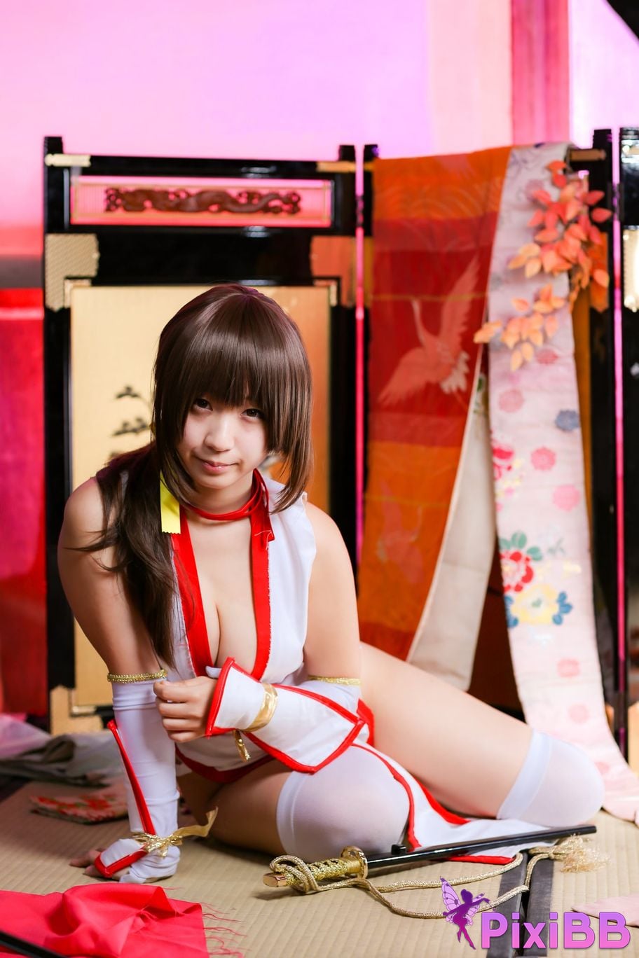 Japanese Idol Moe Iori Kasumi stomach character too degree PixiBB.COM 362