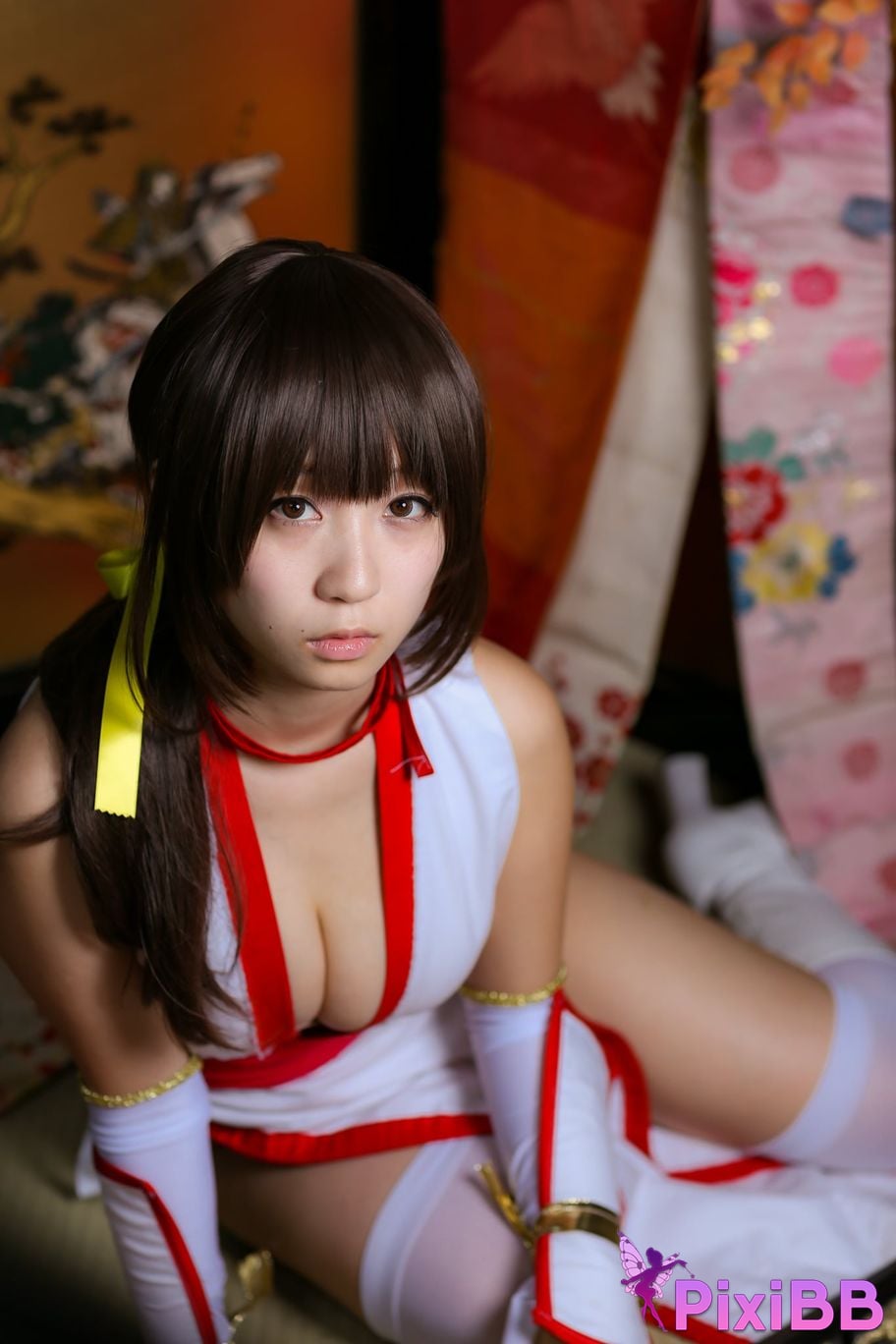 Japanese Idol Moe Iori Kasumi stomach character too degree PixiBB.COM 366