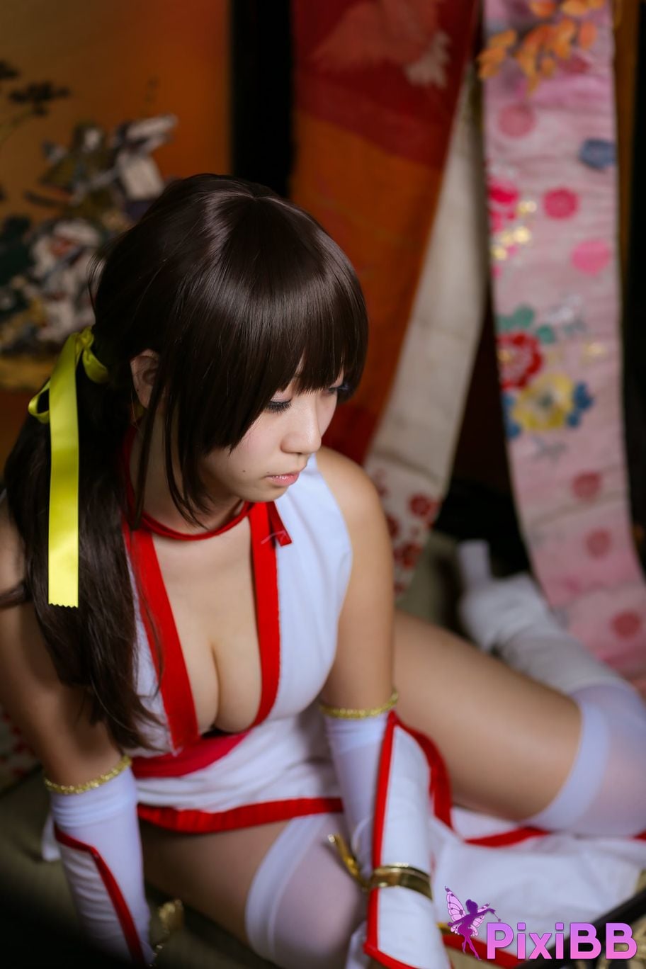 Japanese Idol Moe Iori Kasumi stomach character too degree PixiBB.COM 367