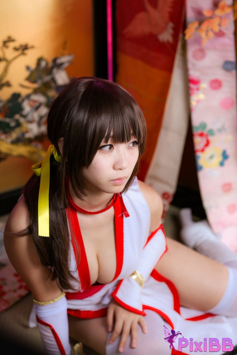 Japanese Idol Moe Iori Kasumi stomach character too degree PixiBB.COM 369