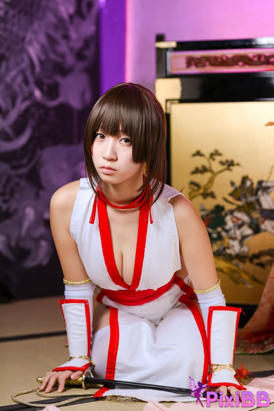 Japanese Idol Moe Iori Kasumi stomach character too degree PixiBB.COM 378