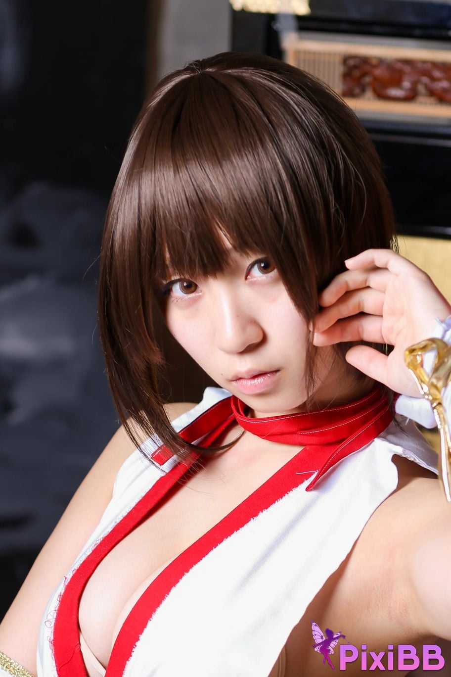 Japanese Idol Moe Iori Kasumi stomach character too degree PixiBB.COM 380