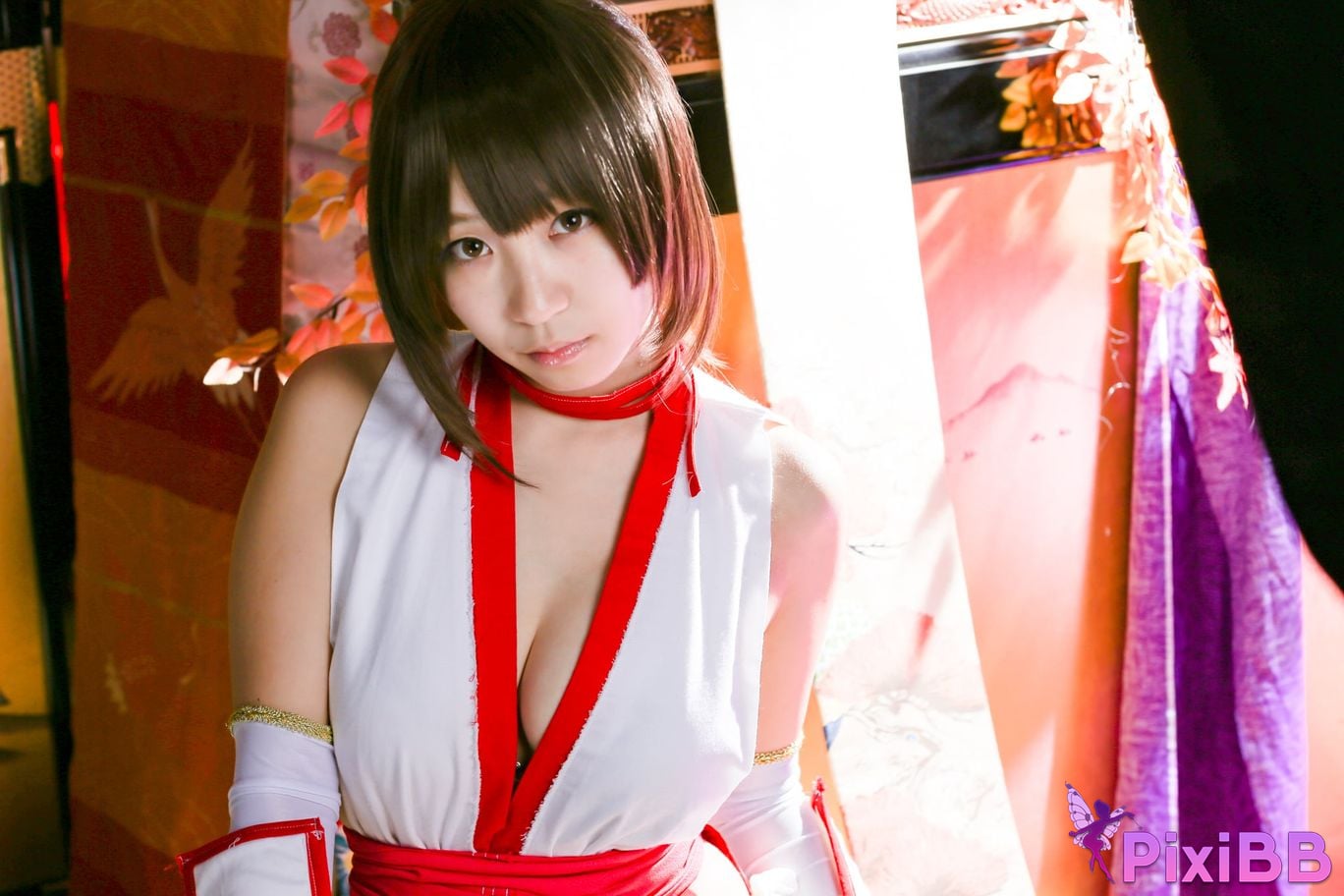 Japanese Idol Moe Iori Kasumi stomach character too degree PixiBB.COM 387