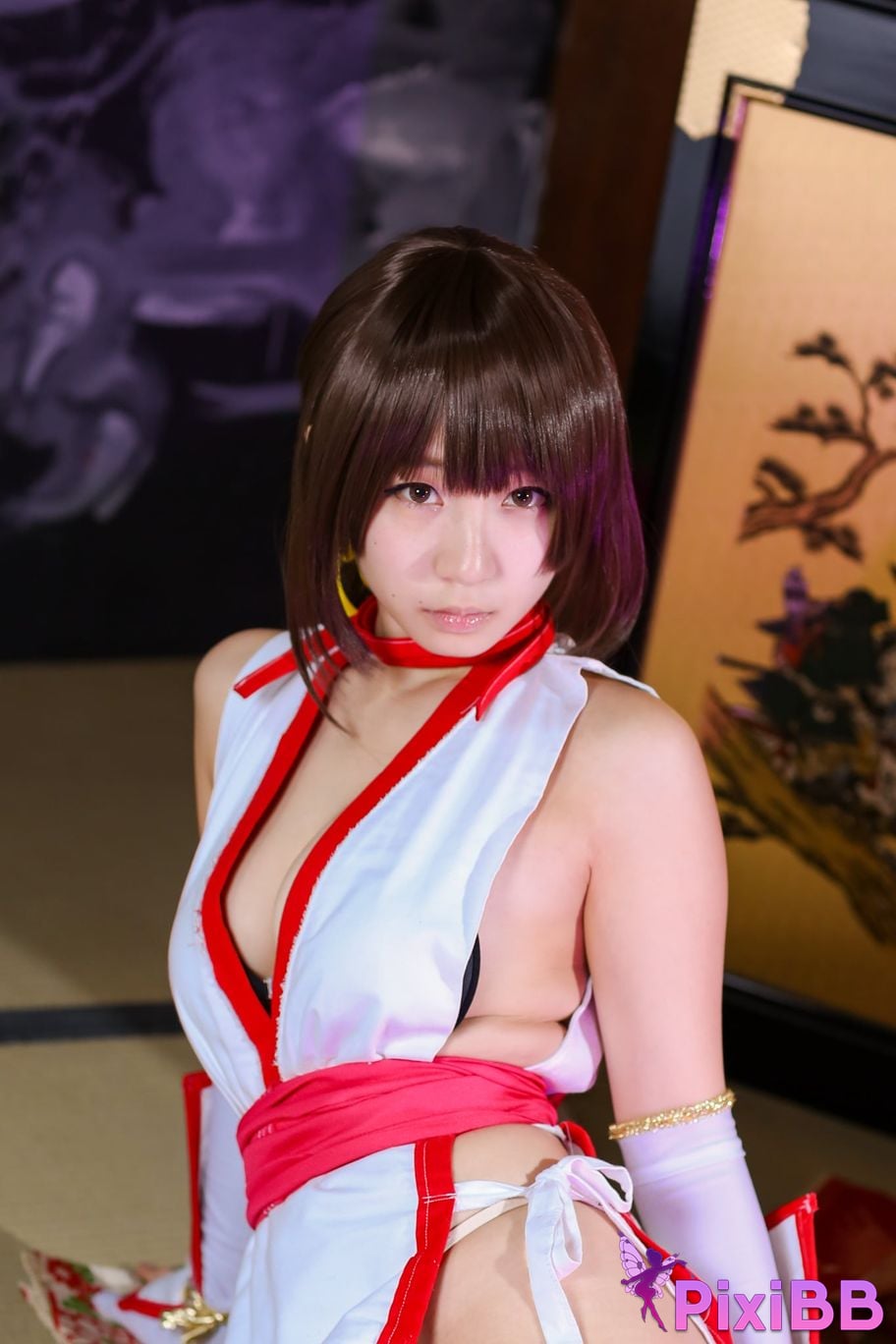 Japanese Idol Moe Iori Kasumi stomach character too degree PixiBB.COM 389