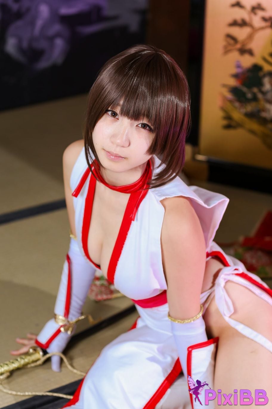 Japanese Idol Moe Iori Kasumi stomach character too degree PixiBB.COM 392