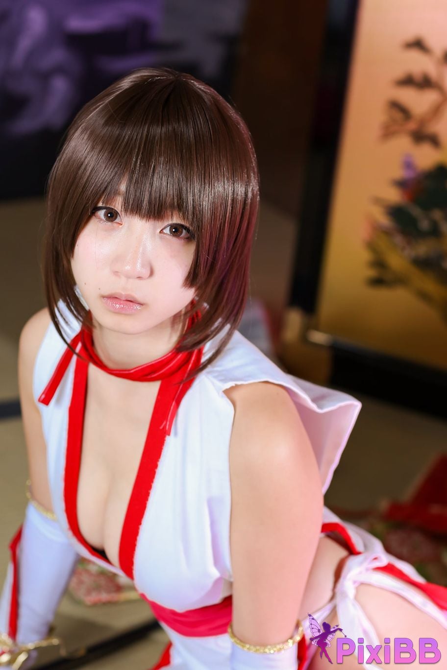 Japanese Idol Moe Iori Kasumi stomach character too degree PixiBB.COM 393