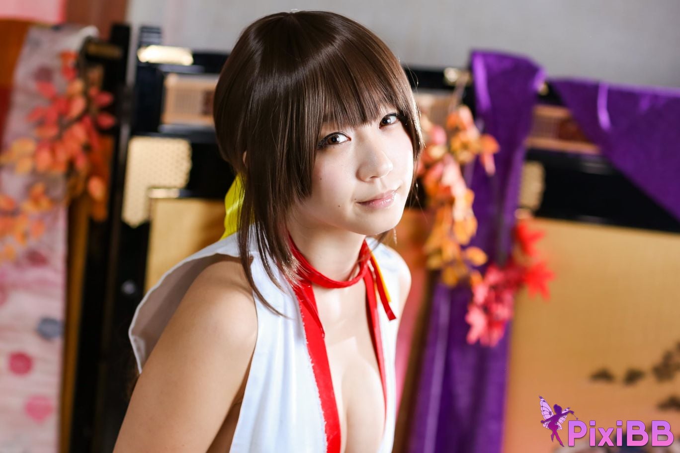 Japanese Idol Moe Iori Kasumi stomach character too degree PixiBB.COM 403