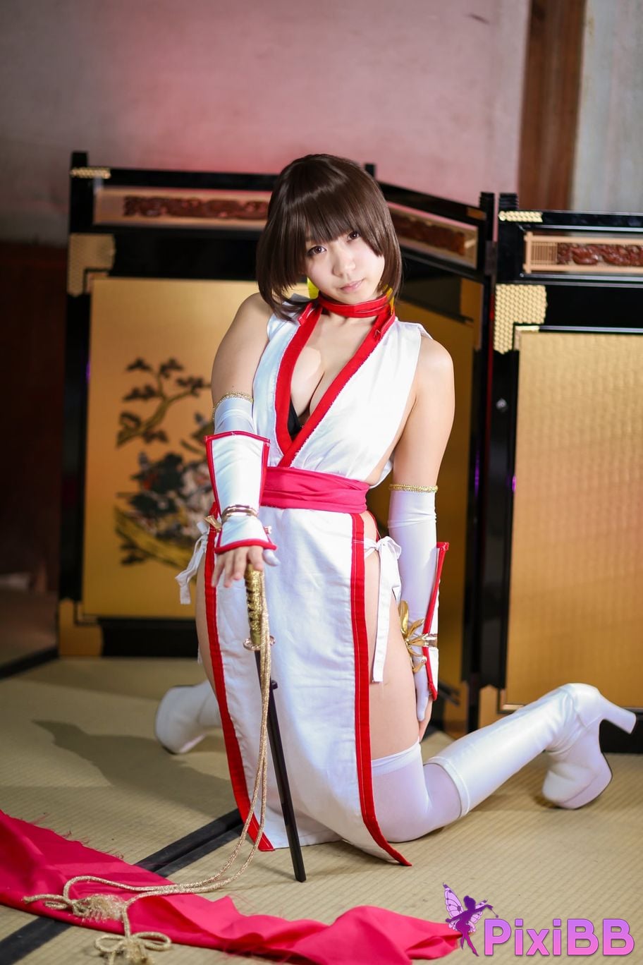 Japanese Idol Moe Iori Kasumi stomach character too degree PixiBB.COM 405