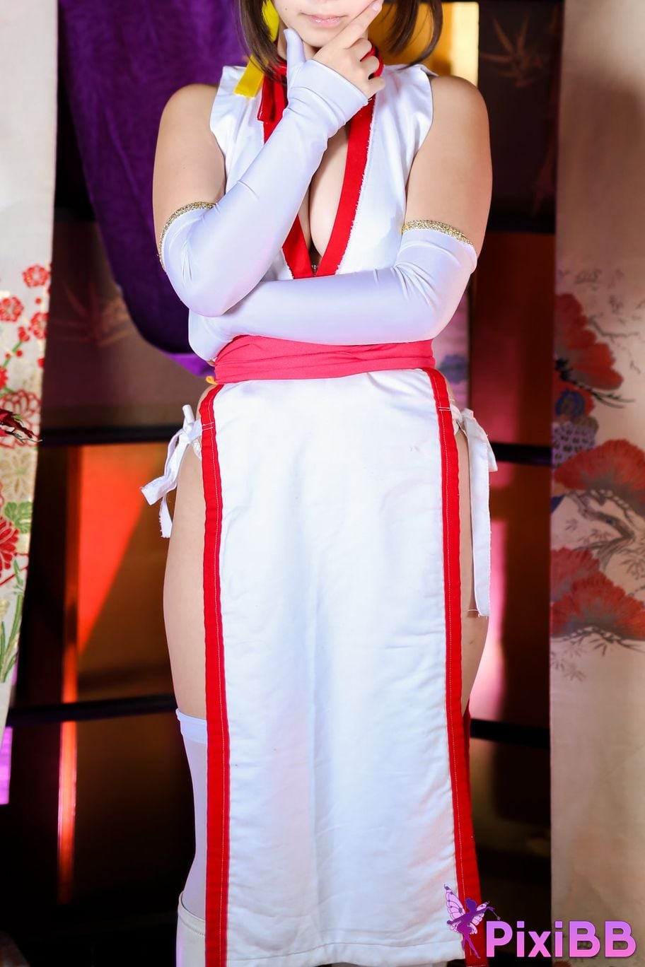 Japanese Idol Moe Iori Kasumi stomach character too degree PixiBB.COM 408